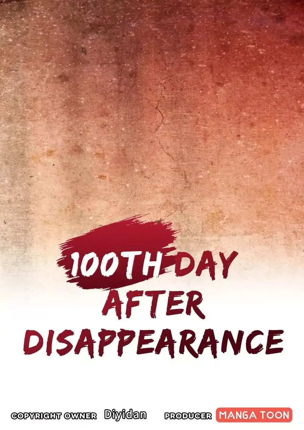 Day 100 of My Sister's Disappearance Chapter 40 page 1