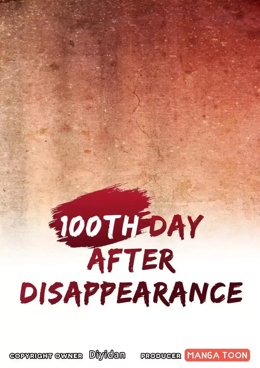 Day 100 of My Sister's Disappearance Chapter 69 page 1