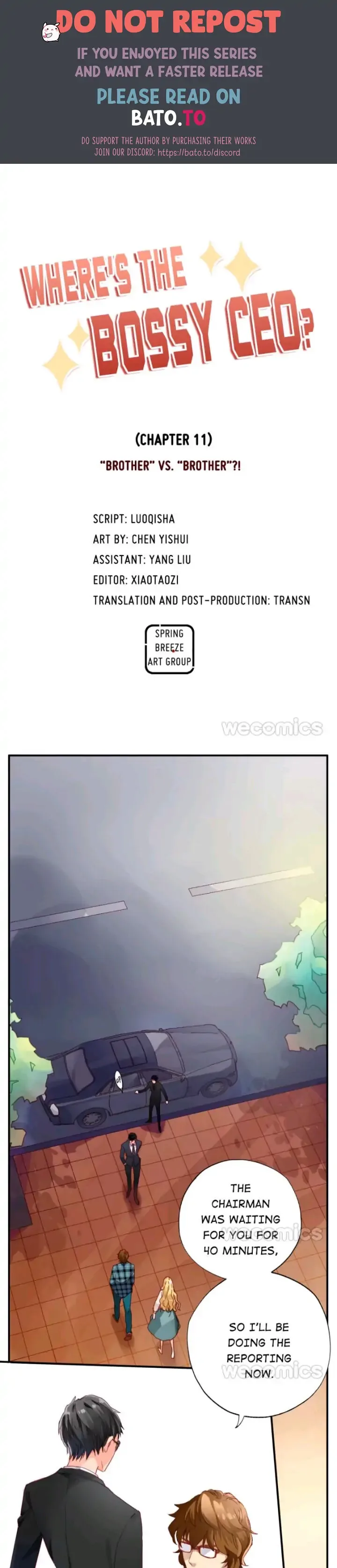 Where's the Bossy CEO? Chapter 11 page 1
