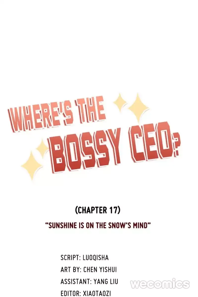 Where's the Bossy CEO? Chapter 17 page 8