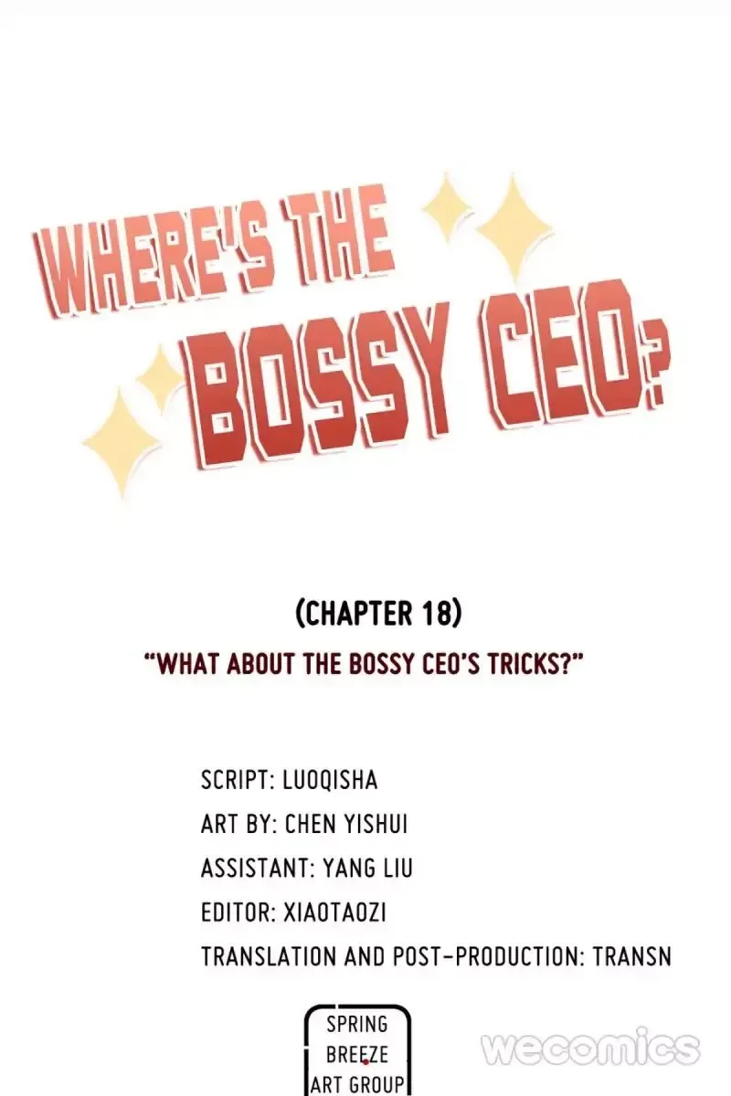 Where's the Bossy CEO? Chapter 18 page 9