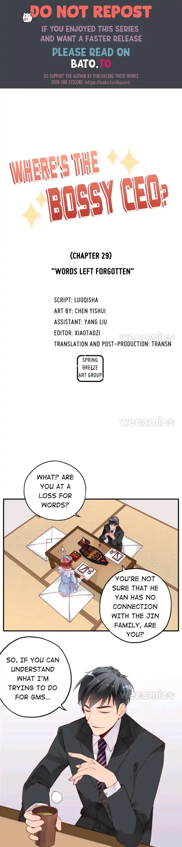 Where's the Bossy CEO? Chapter 30 page 1