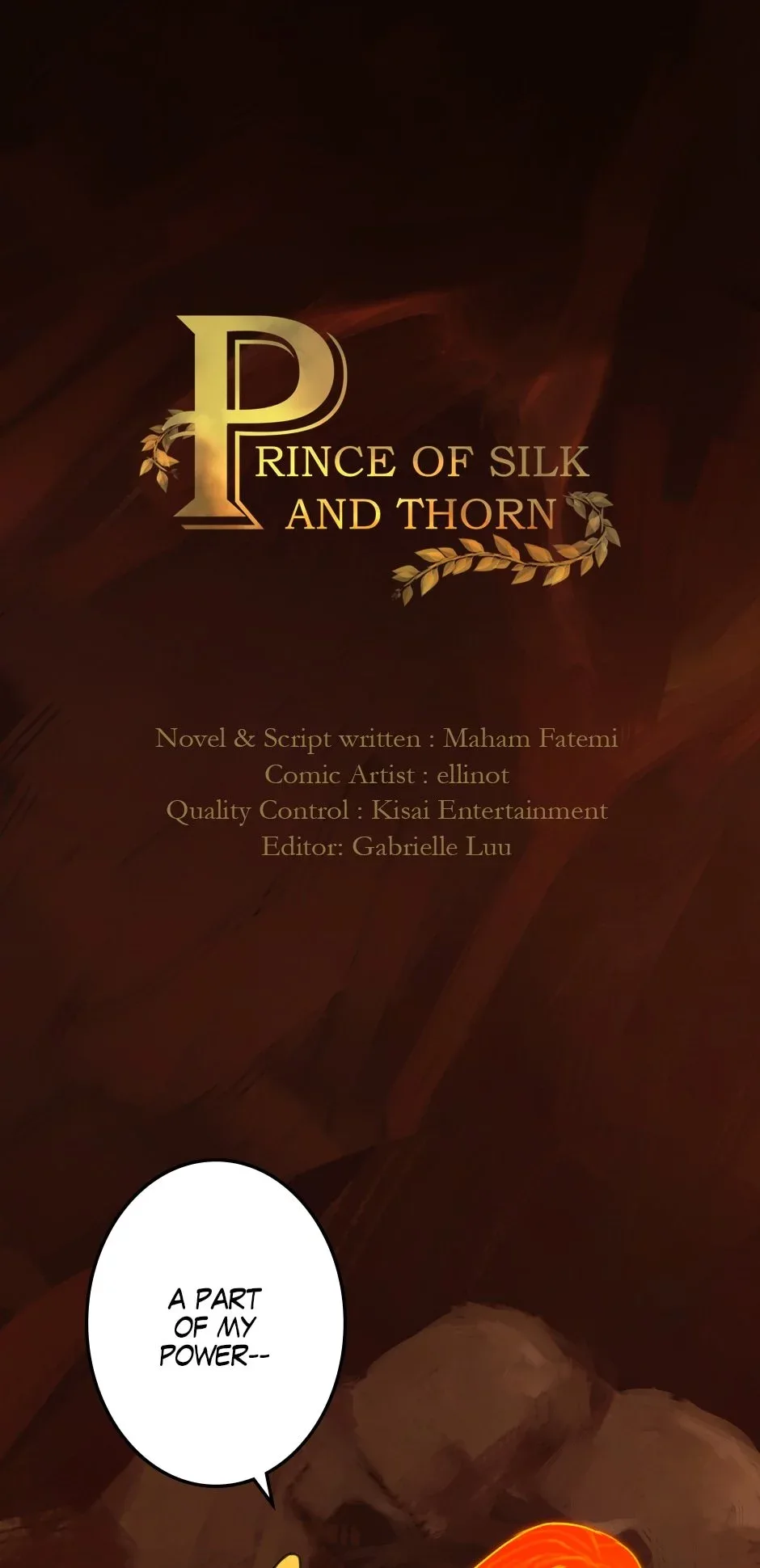 Prince of Silk and Thorn Chapter 28 page 1