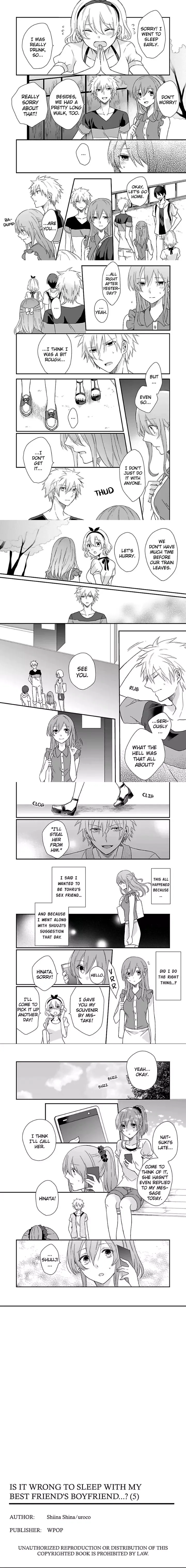 Is It Wrong to Sleep with My Best Friend's Boyfriend...? Chapter 5 page 3