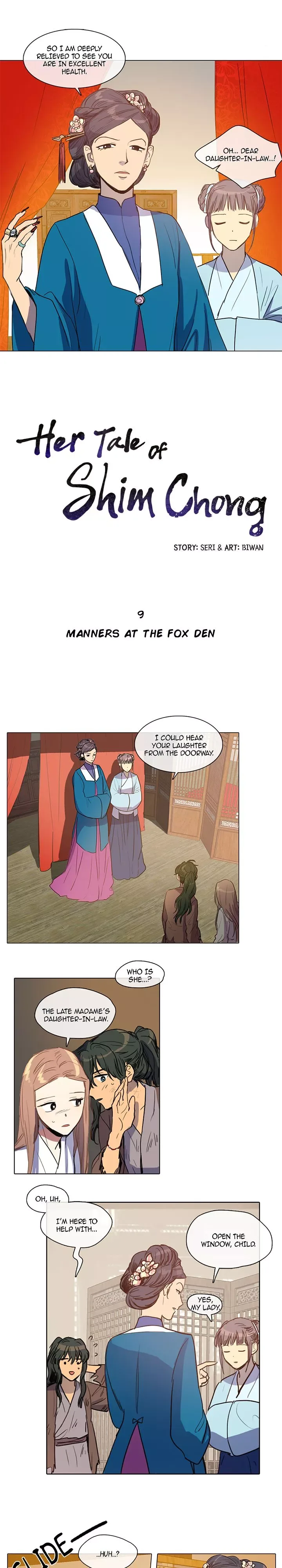 Her Tale of Shim Chong Chapter 9 page 1