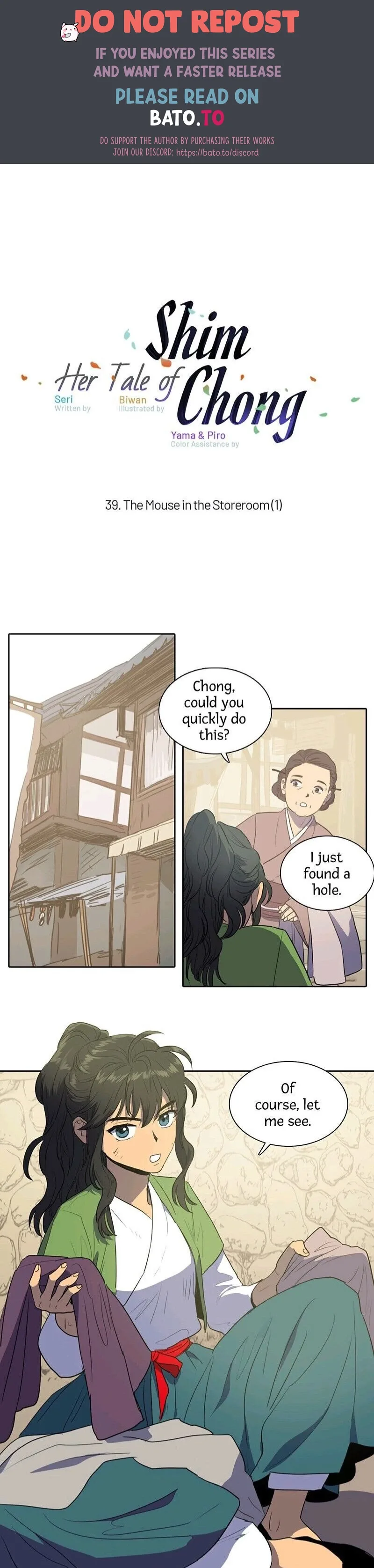 Her Tale of Shim Chong Chapter 39 page 1