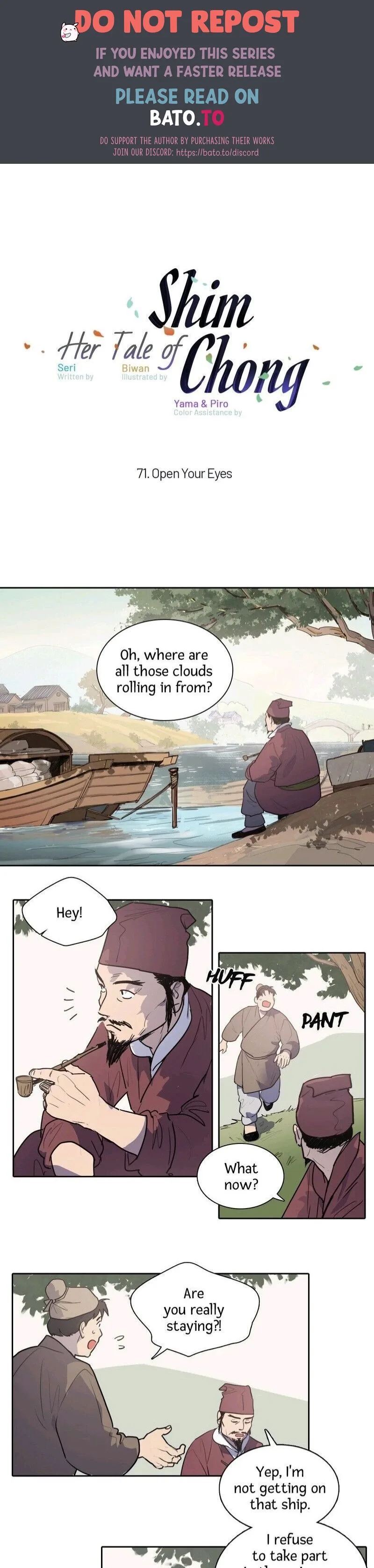 Her Tale of Shim Chong Chapter 71 page 1
