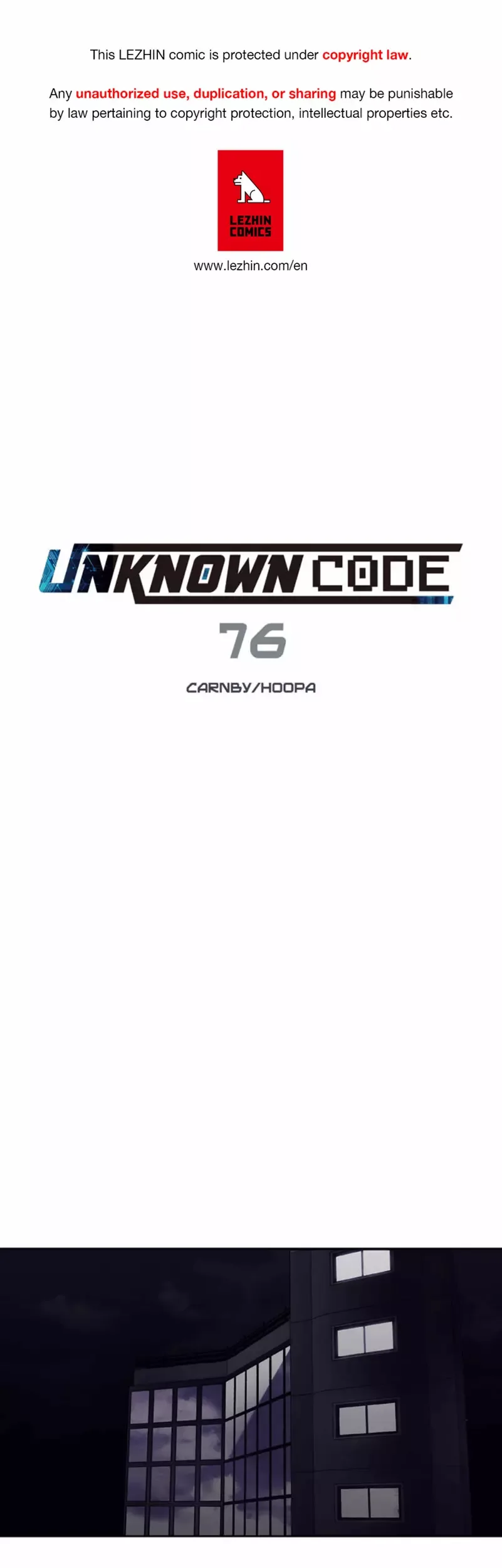 Unknown Code Chapter 76 page 1