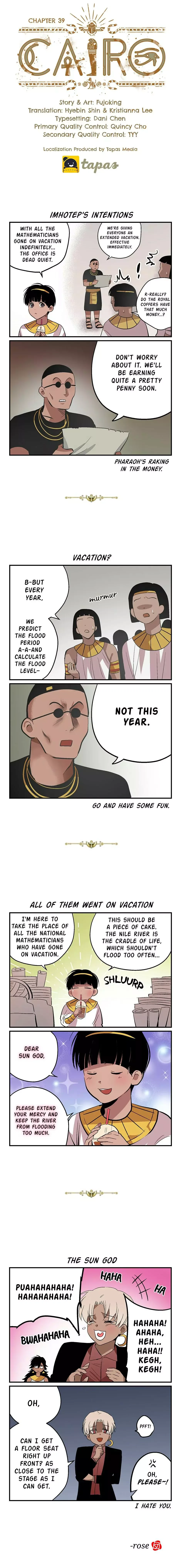 Cairo Chapter 39 page 1