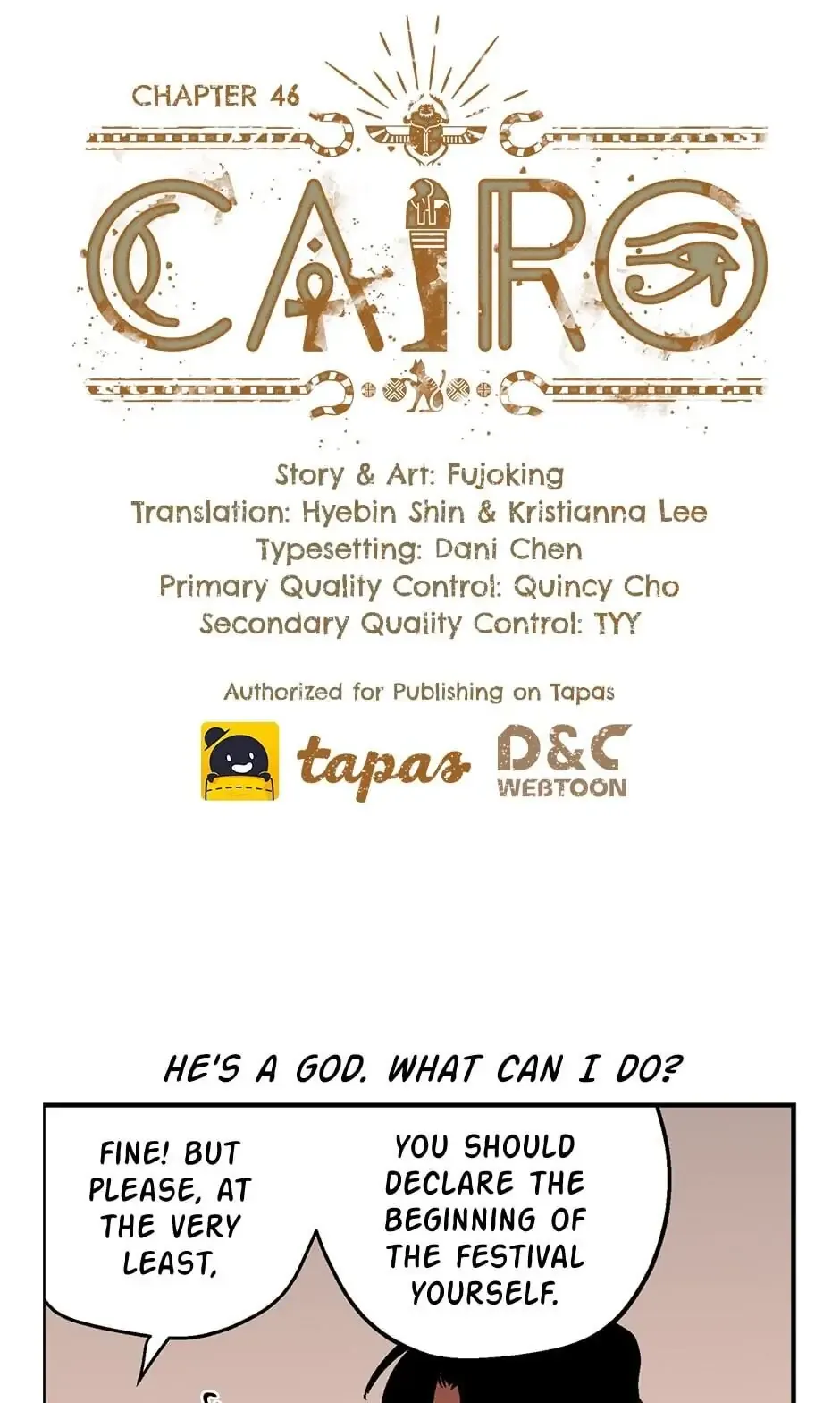 Cairo Chapter 46 page 1