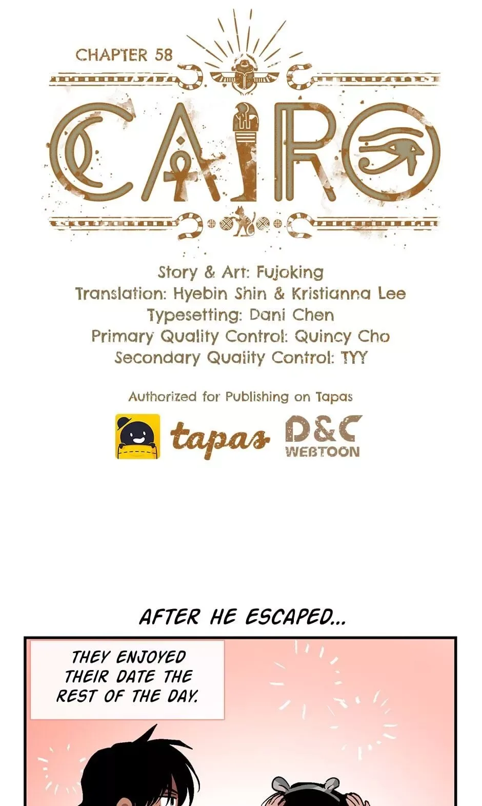 Cairo Chapter 58 page 1