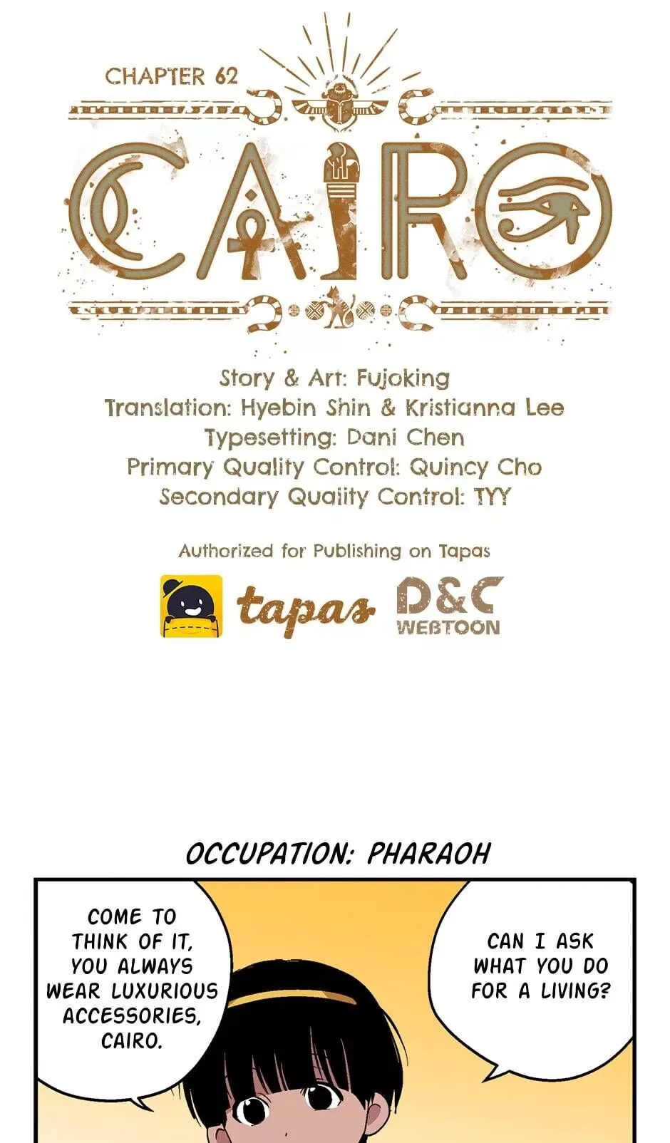 Cairo Chapter 62 page 1