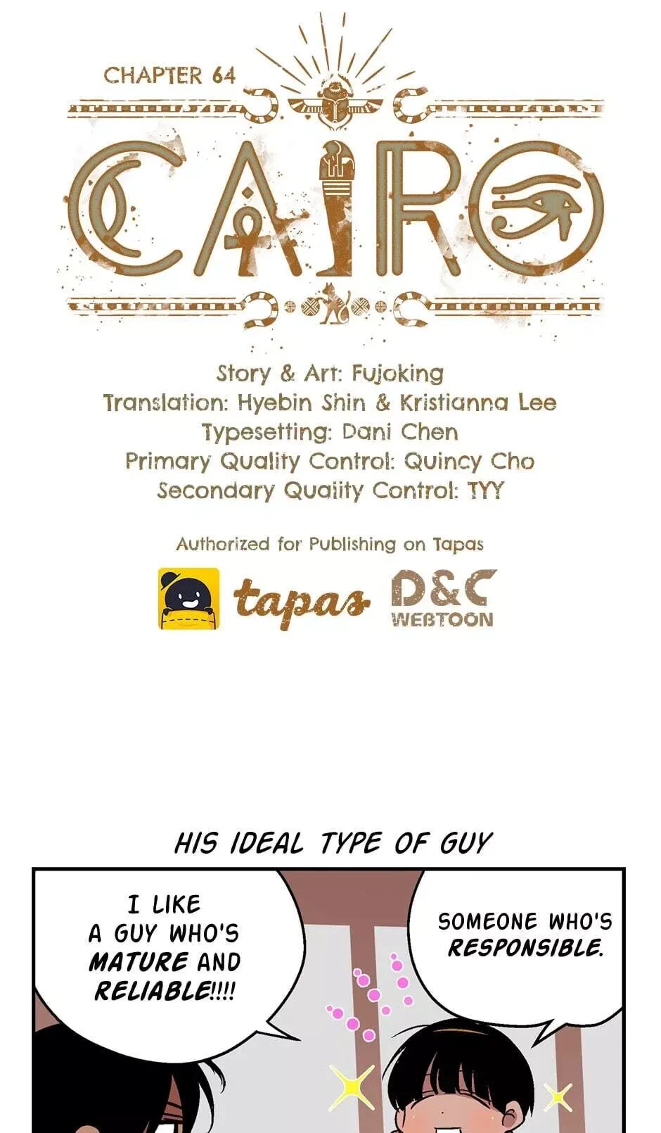Cairo Chapter 64 page 1