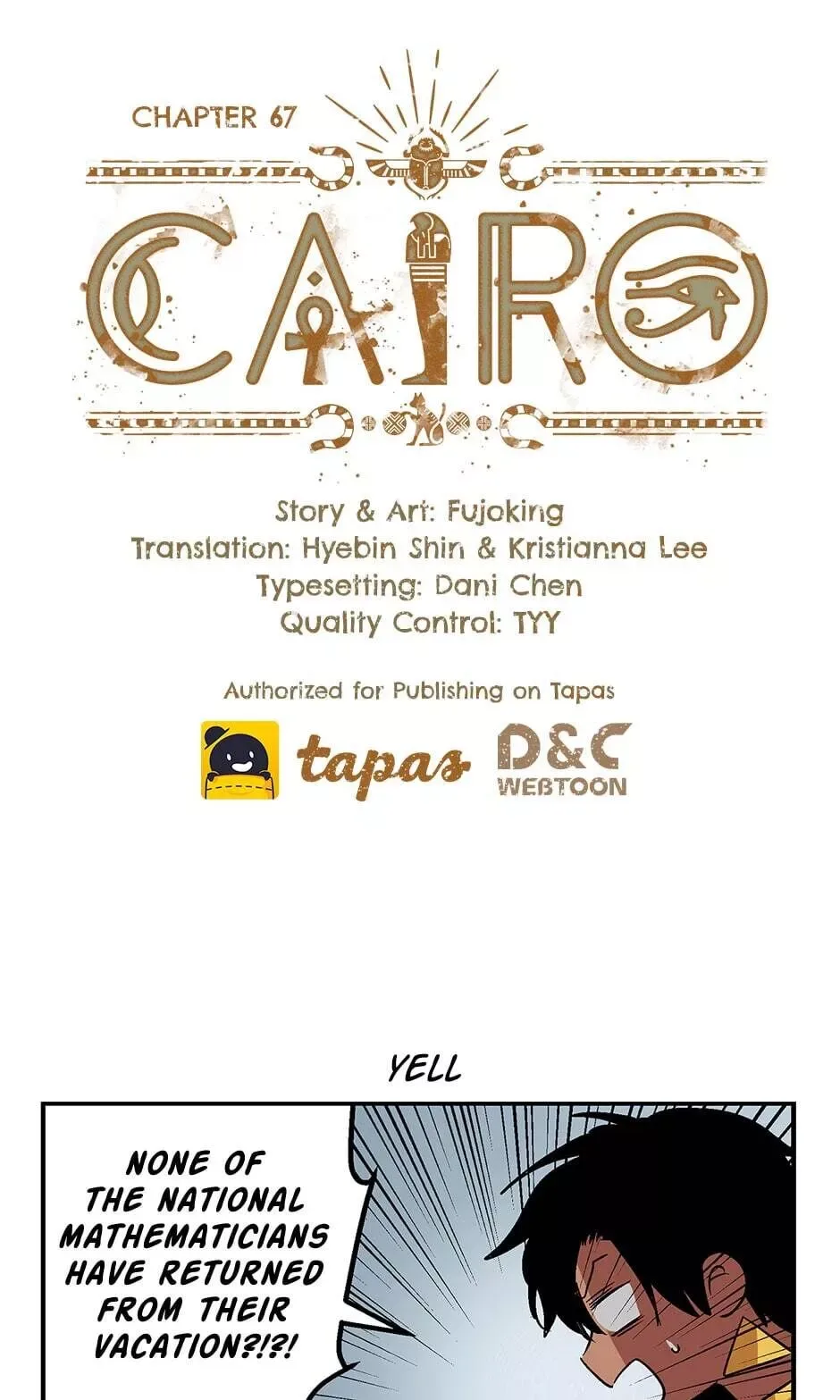 Cairo Chapter 67 page 1