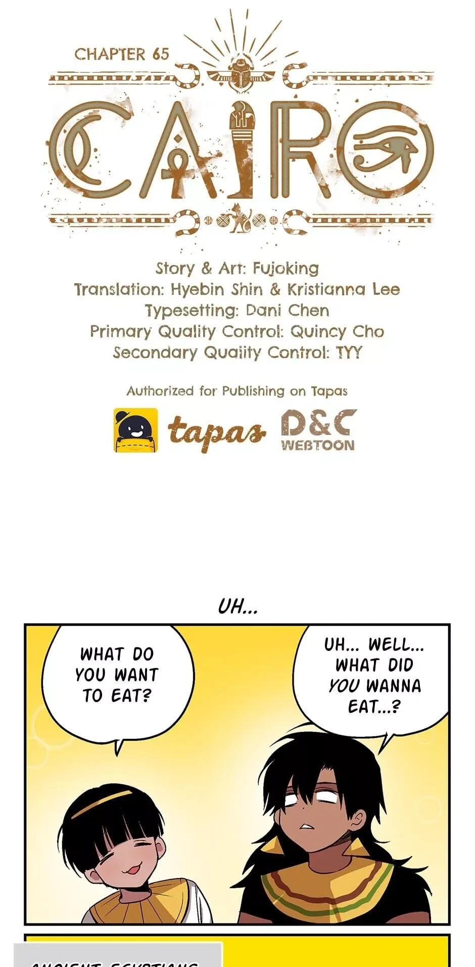 Cairo Chapter 65 page 1