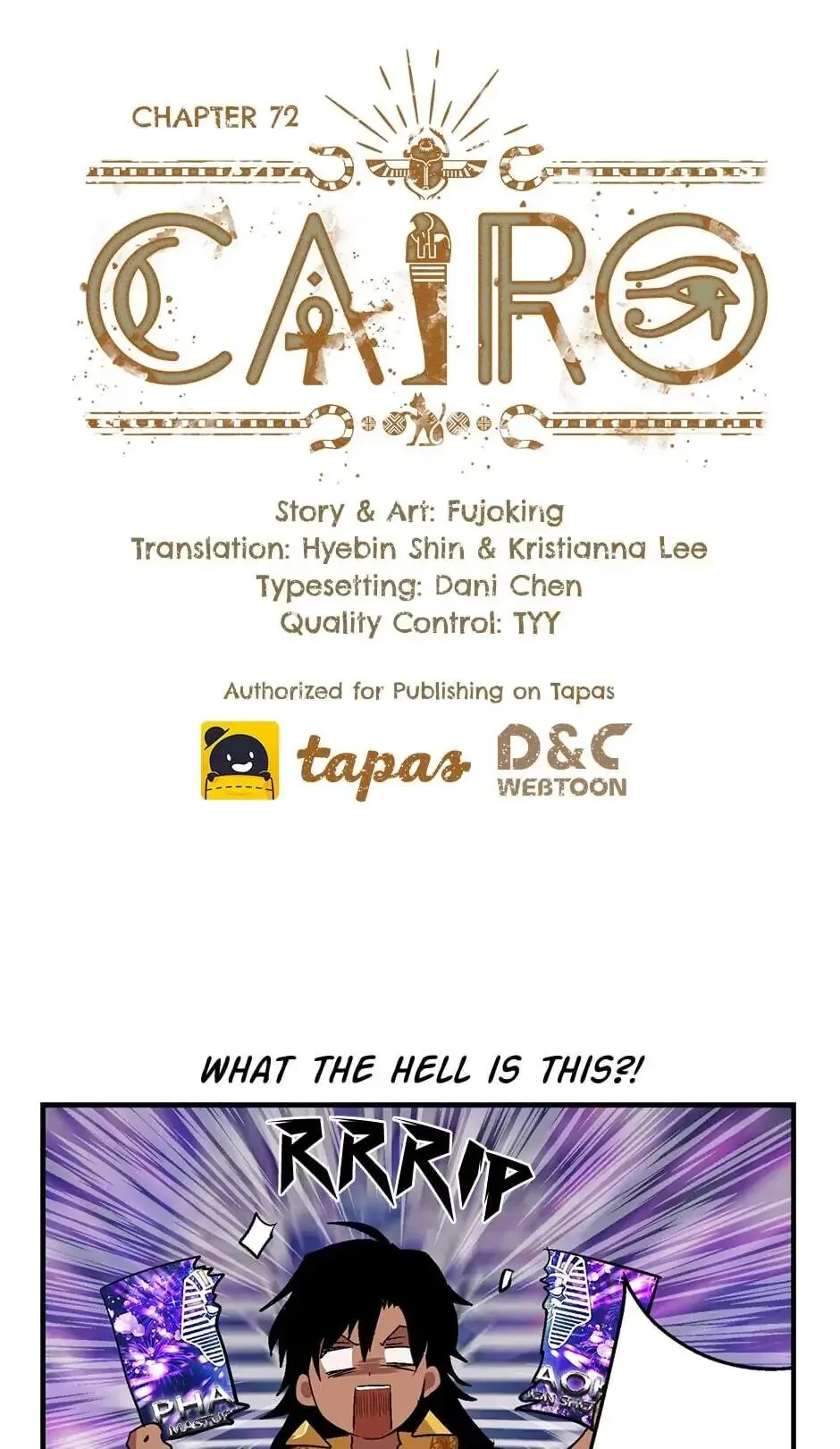 Cairo Chapter 72 page 1