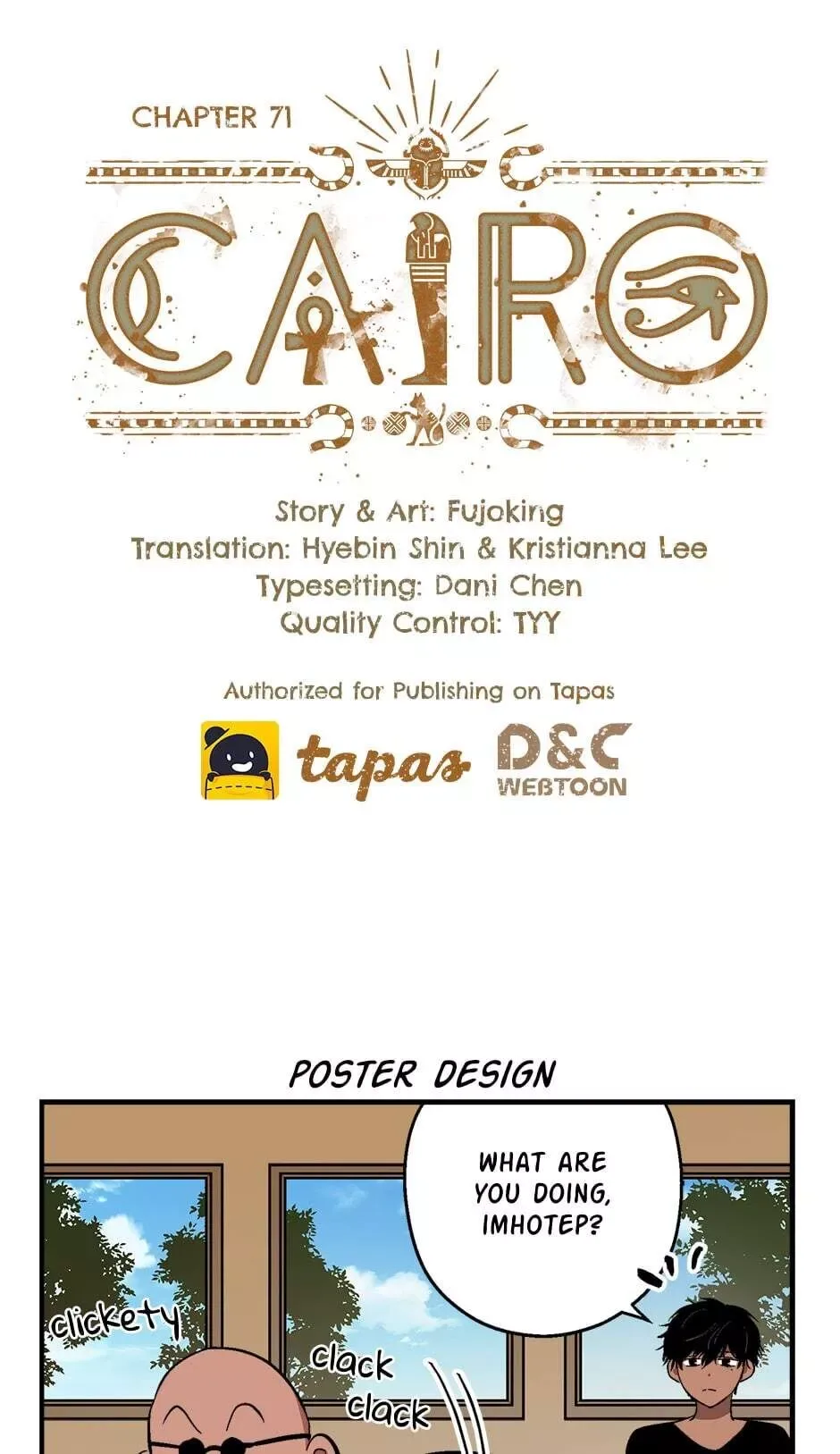 Cairo Chapter 71 page 1