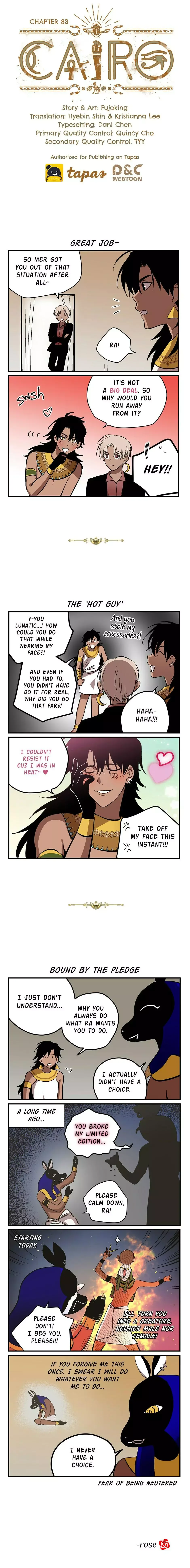 Cairo Chapter 83 page 1