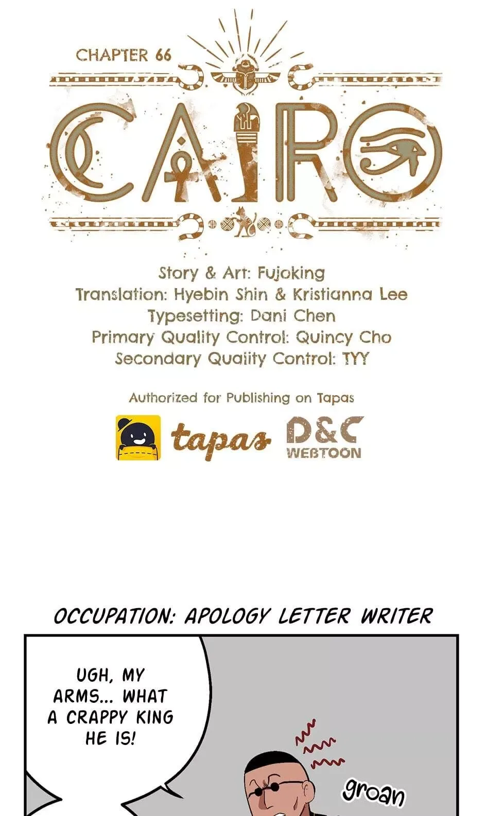 Cairo Chapter 66 page 1