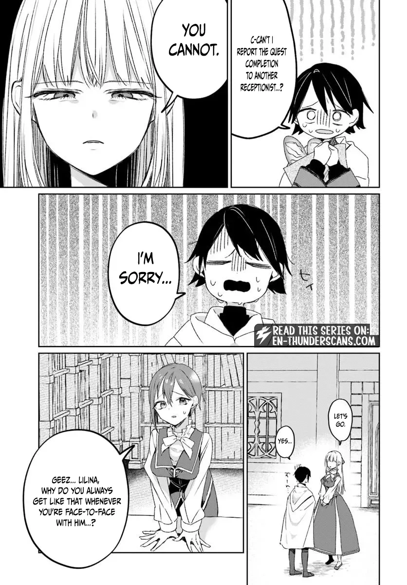 Ms. Lilina, the guild receptionist, is cold only to me Chapter 1 page 15