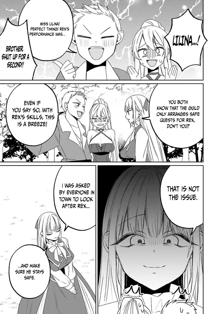 Ms. Lilina, the guild receptionist, is cold only to me Chapter 1 page 41