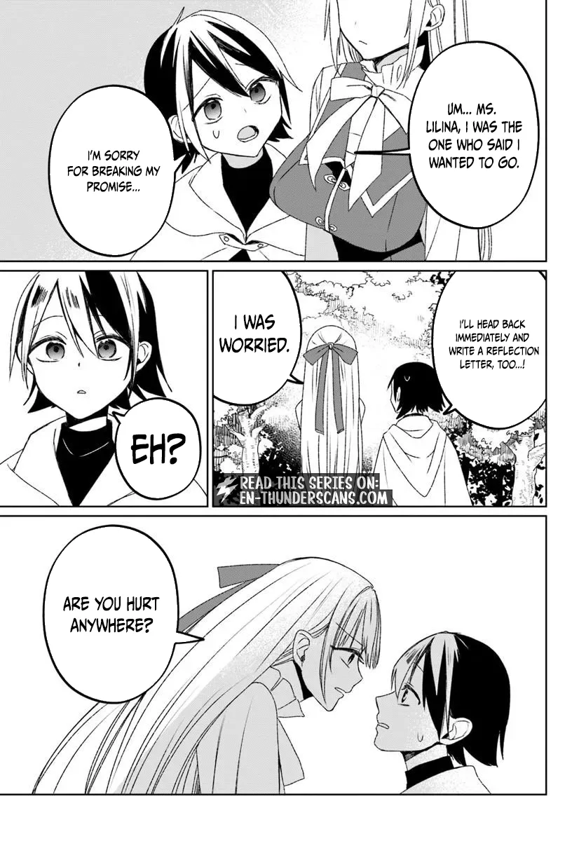 Ms. Lilina, the guild receptionist, is cold only to me Chapter 1 page 43