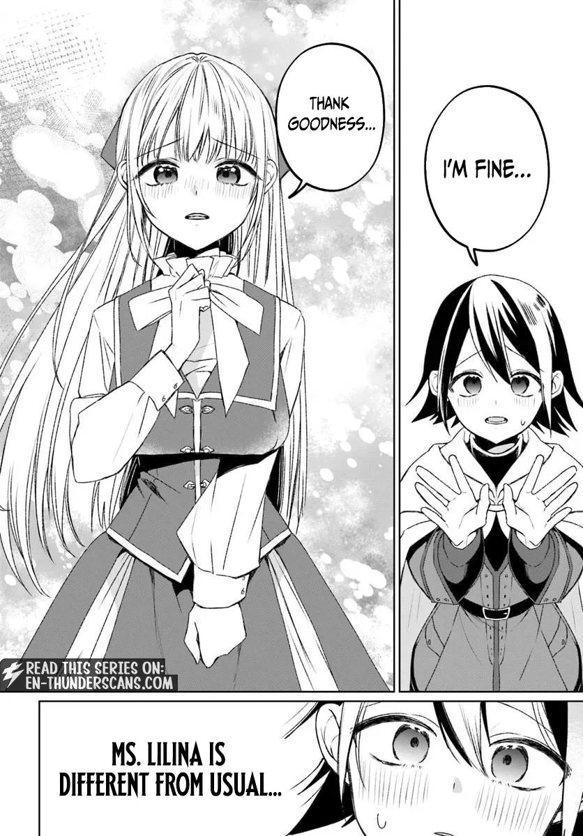 Ms. Lilina, the guild receptionist, is cold only to me Chapter 1 page 44