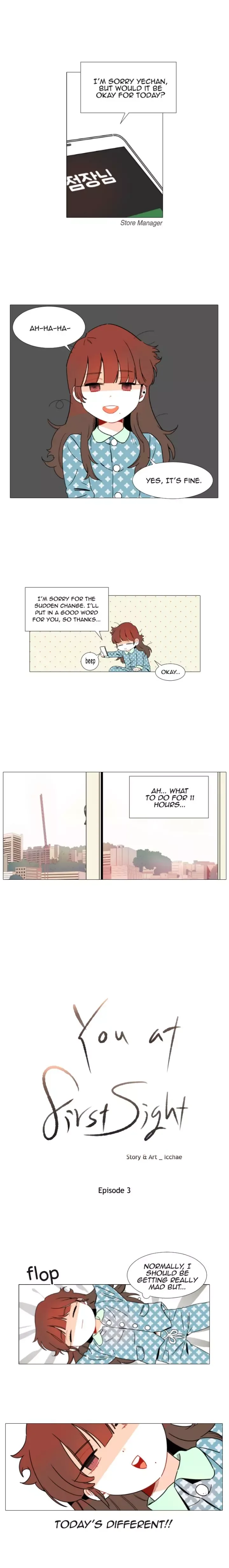 You At First Sight Chapter 3 page 1
