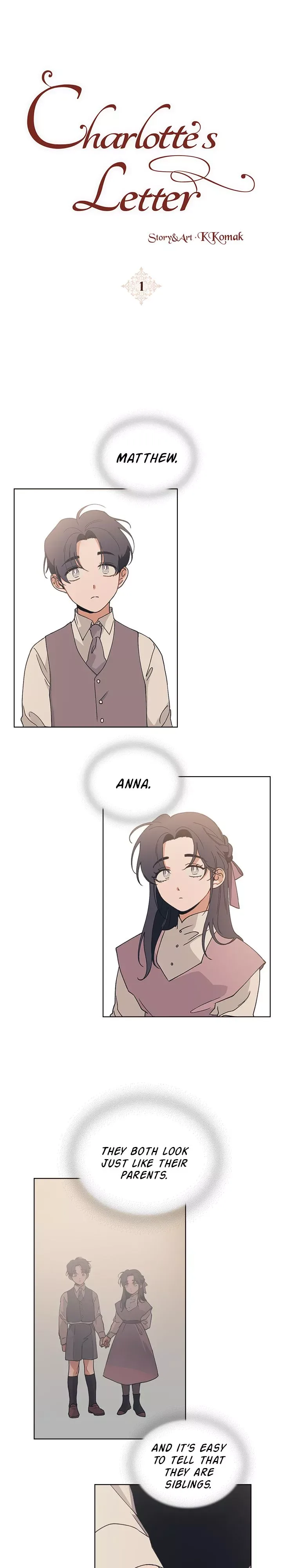 Charlottes Letter Chapter 1 page 1