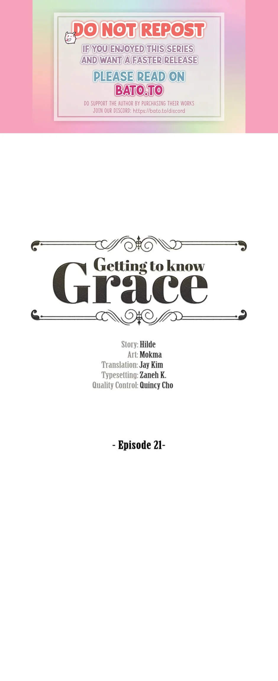Getting to Know Grace Chapter 21 page 1