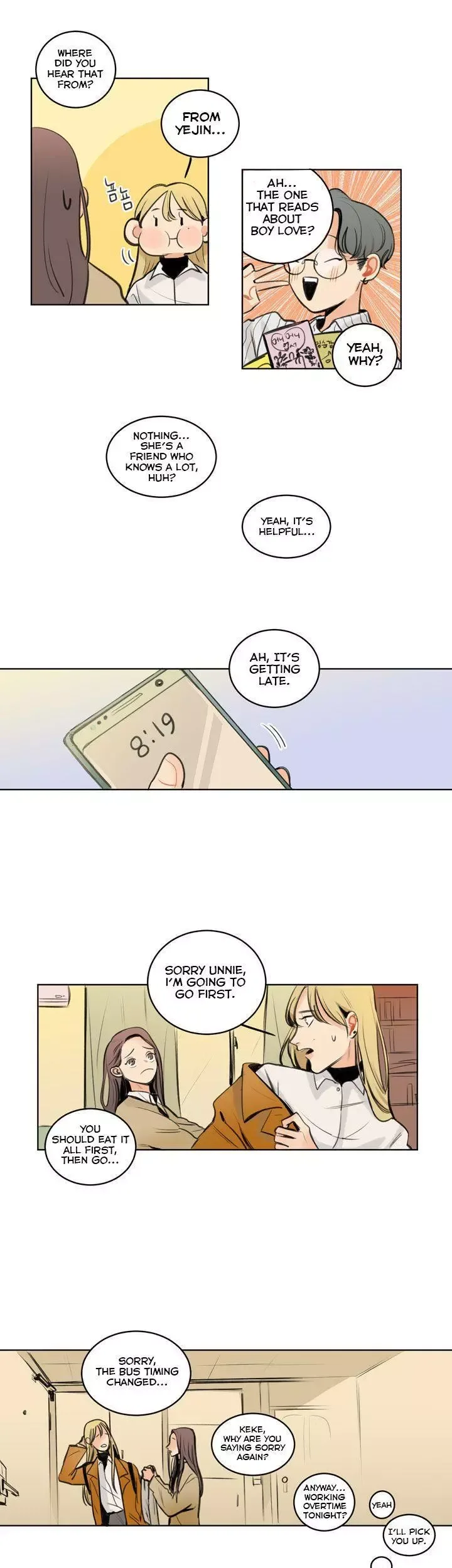 Us, right now Chapter 1 page 3