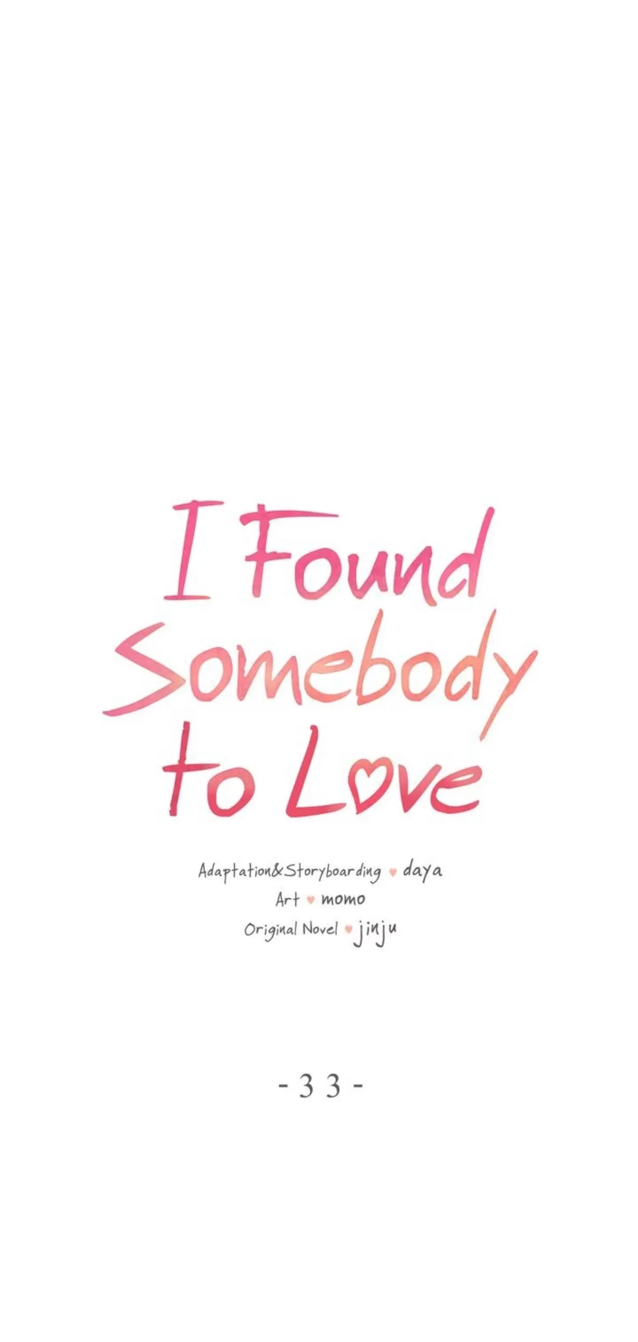 I Found Somebody to Love Chapter 33 page 1