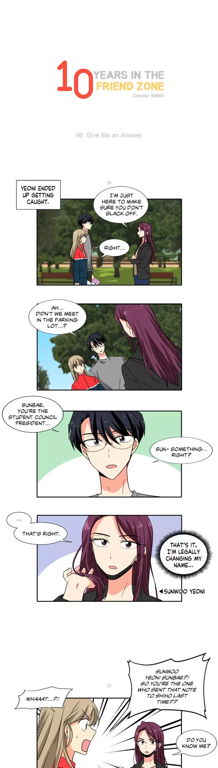 10 Years in the Friend Zone Chapter 6 page 1