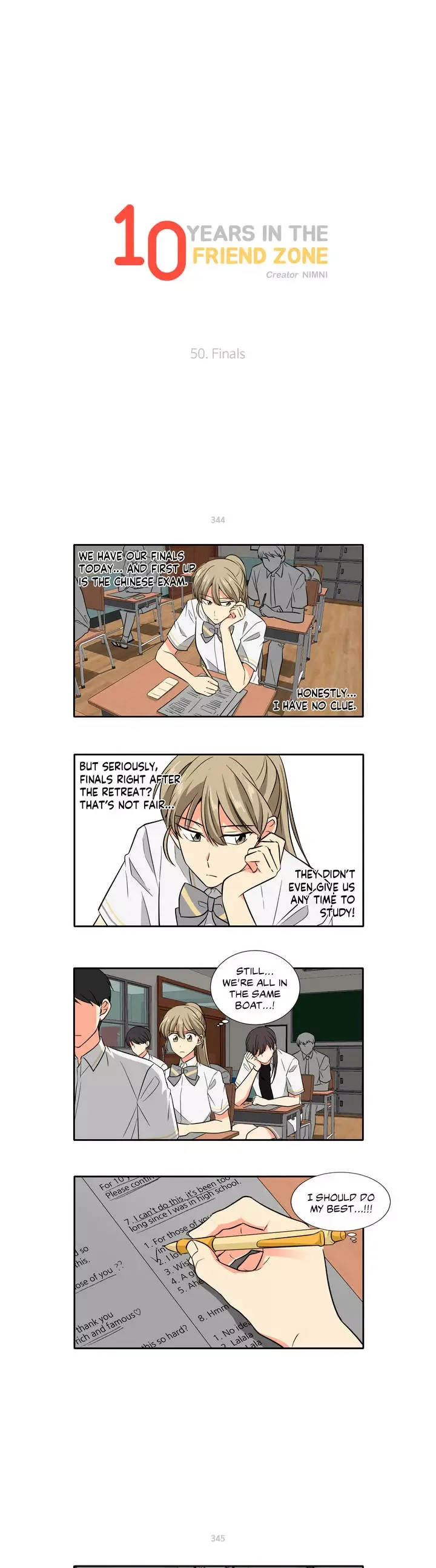 10 Years in the Friend Zone Chapter 50 page 1