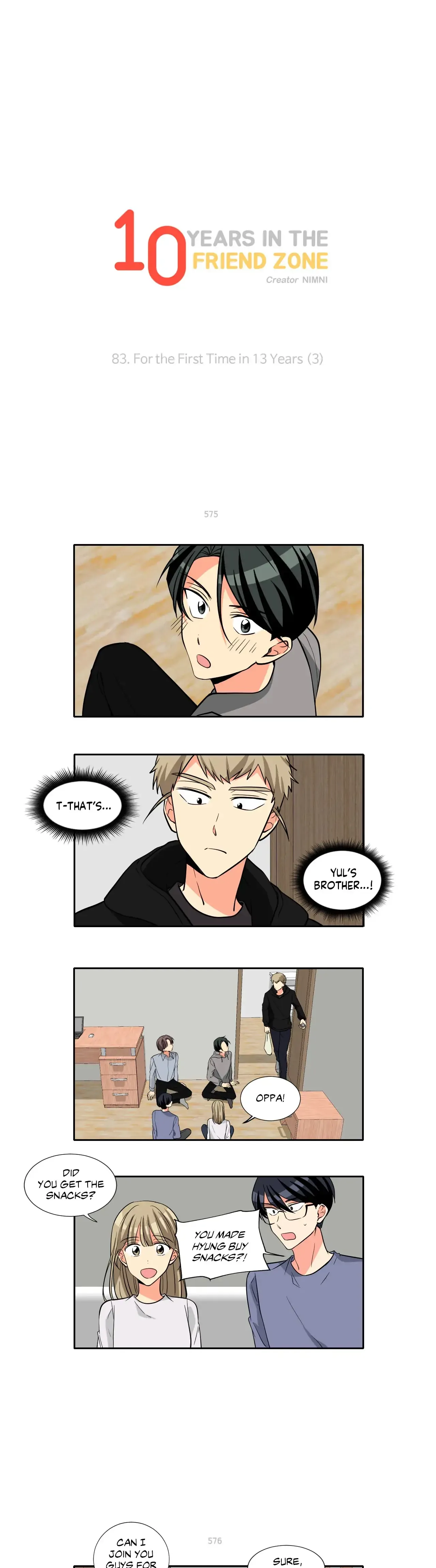 10 Years in the Friend Zone Chapter 83 page 1