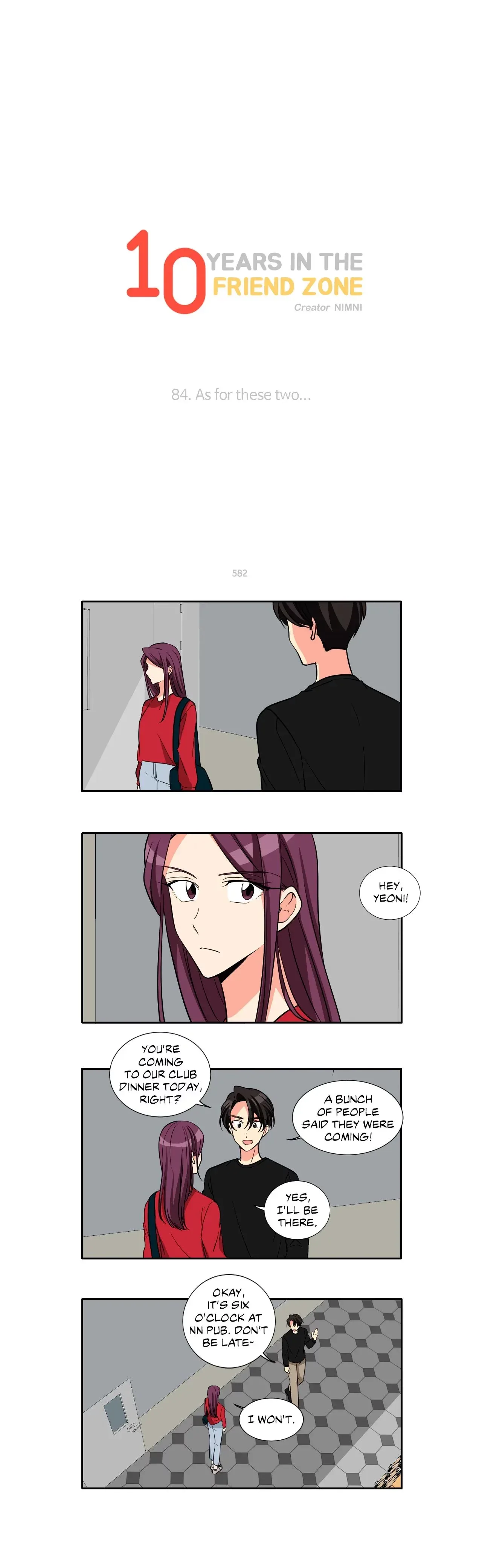 10 Years in the Friend Zone Chapter 84 page 1