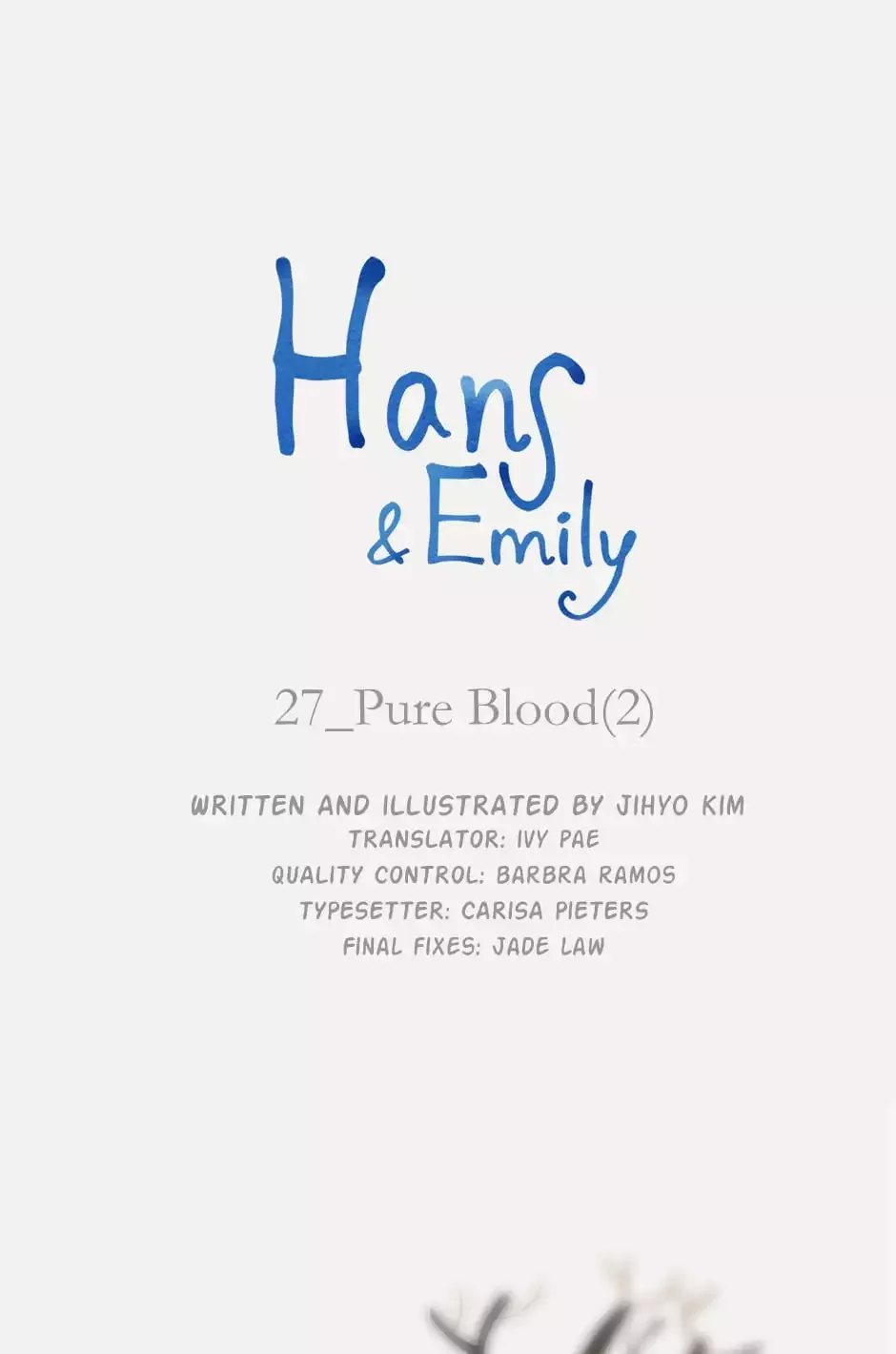 Hans and Emily Chapter 27 page 1