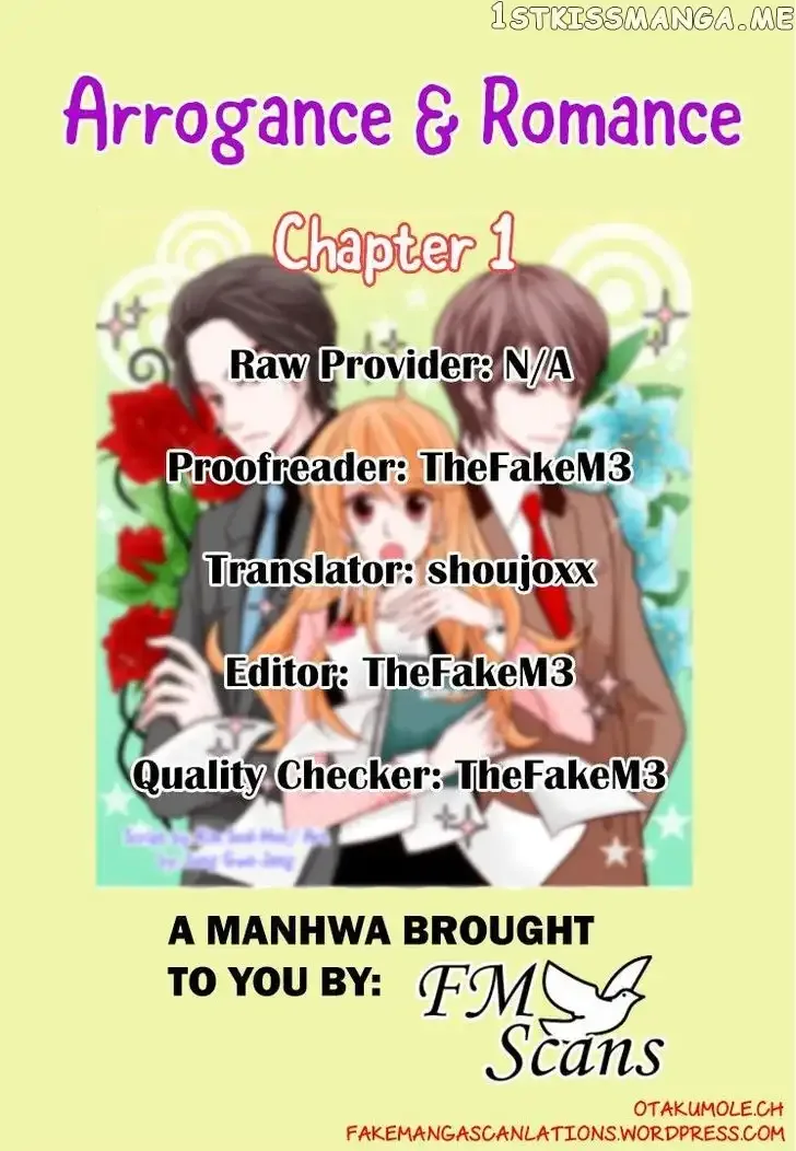 Arrogance and Romance Chapter 1 page 1