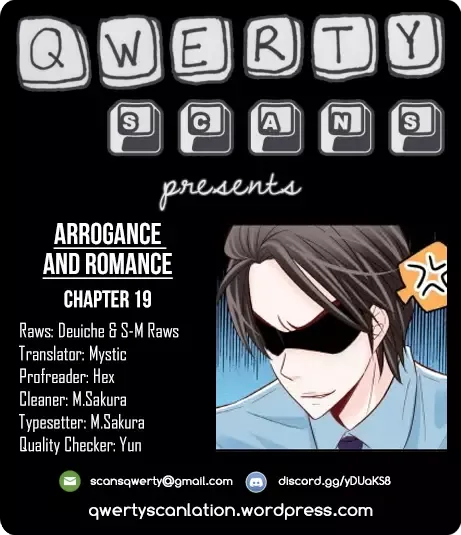 Arrogance and Romance Chapter 19 page 1