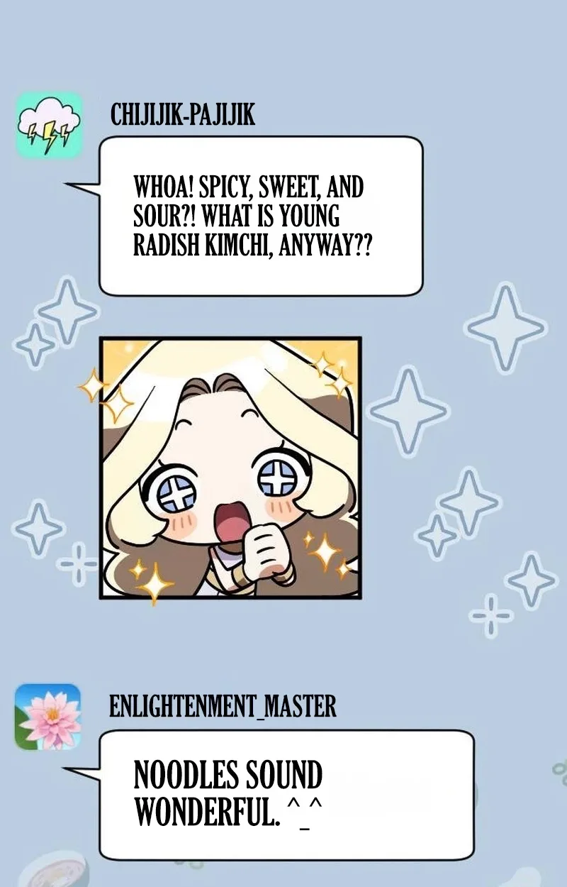 Offering Kimchi Cup Noodles to the Gods' Group Chat Chapter 6 page 90