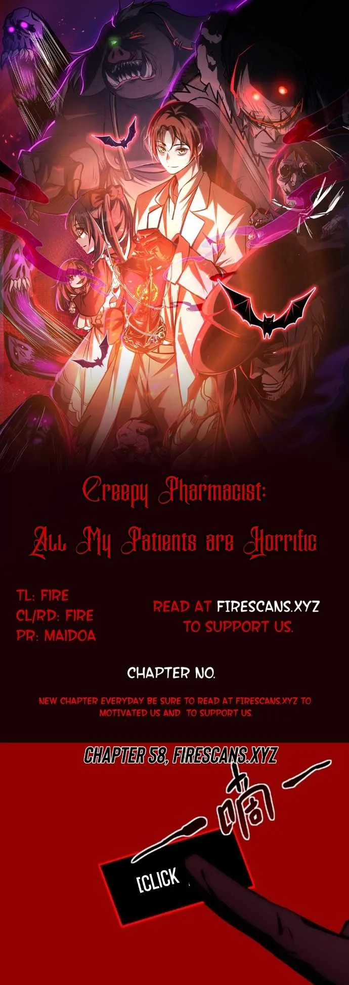 Creepy Pharmacist: All My Patients are Horrific Chapter 58 page 1