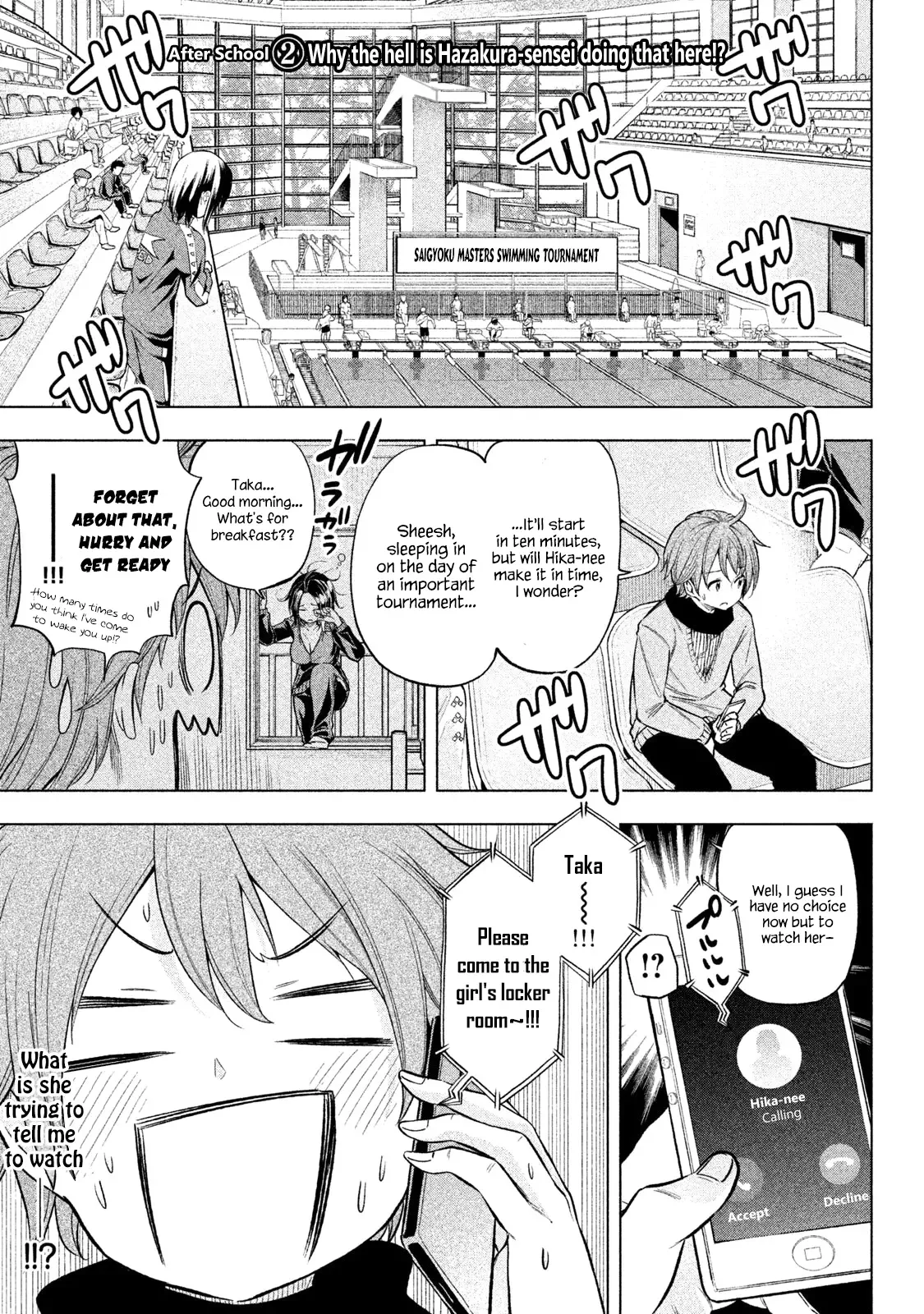 Why are you here Sensei!? Chapter 30.2 page 1