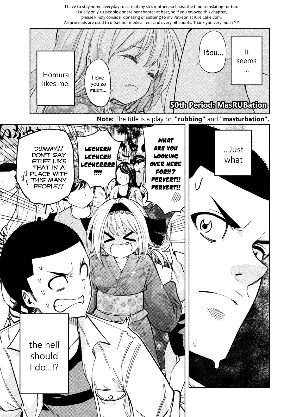 Why are you here Sensei!? Chapter 50 page 1