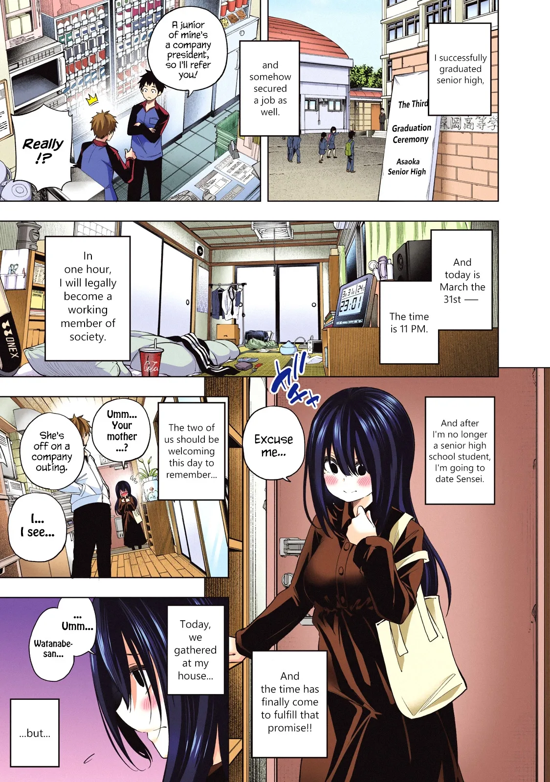Why are you here Sensei!? Chapter 60.1 page 8