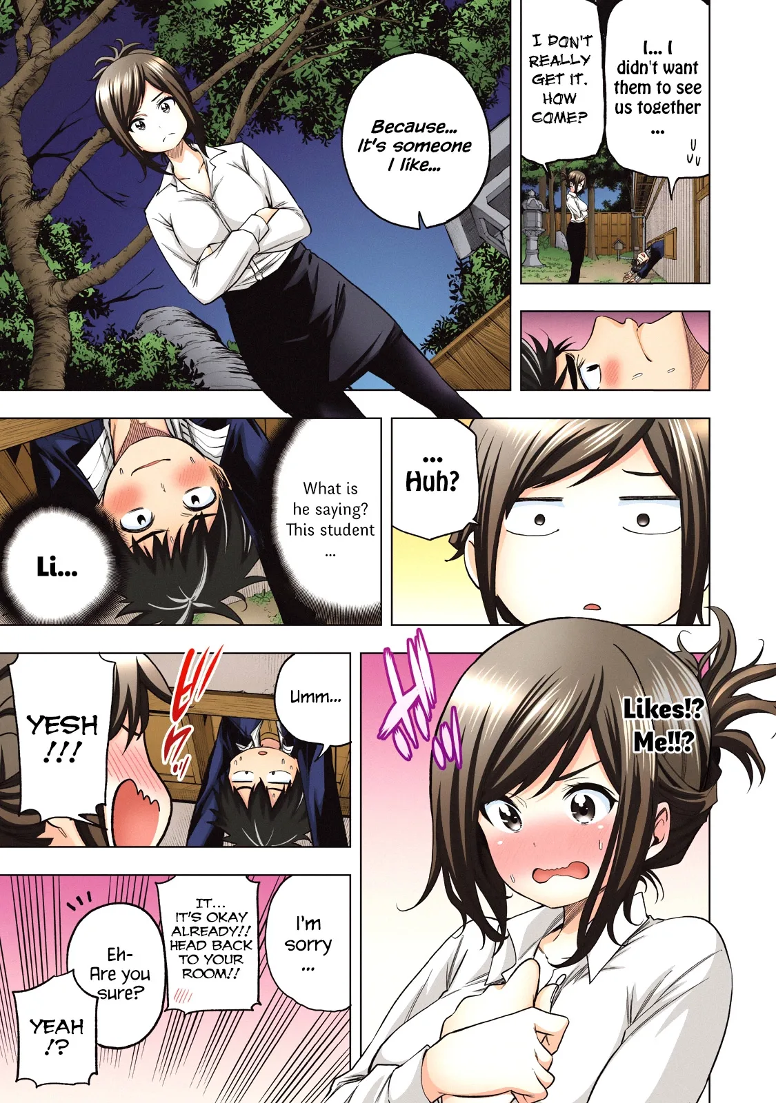 Why are you here Sensei!? Chapter 70.5 page 12