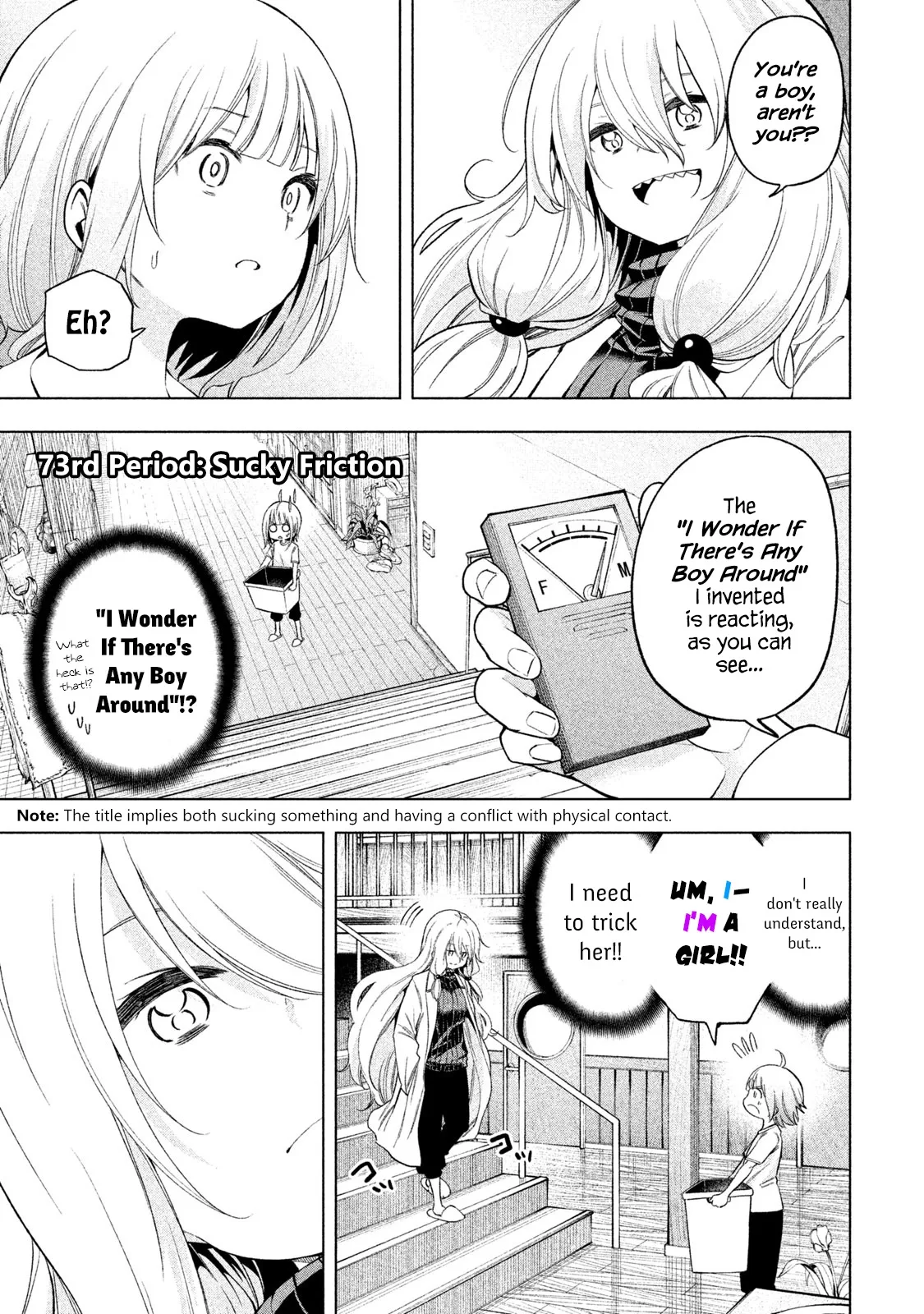 Why are you here Sensei!? Chapter 73 page 1