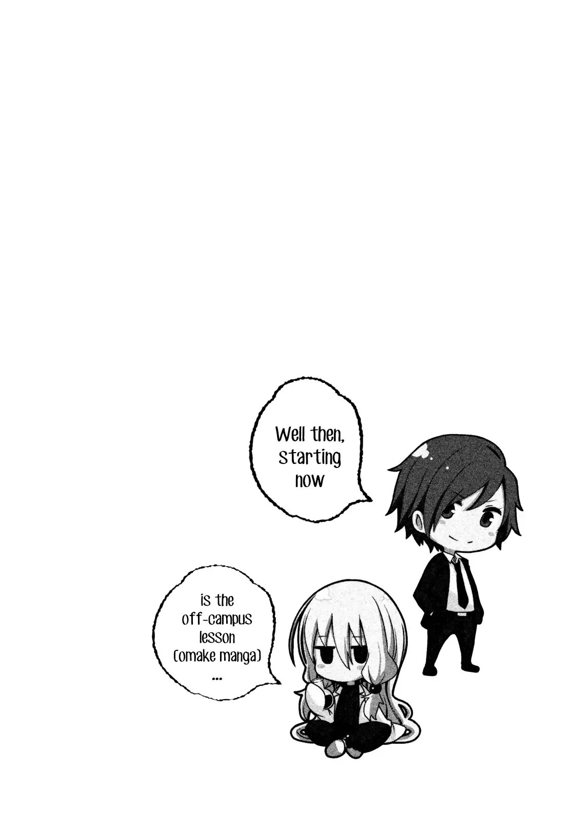 Why are you here Sensei!? Chapter 80.1 page 1