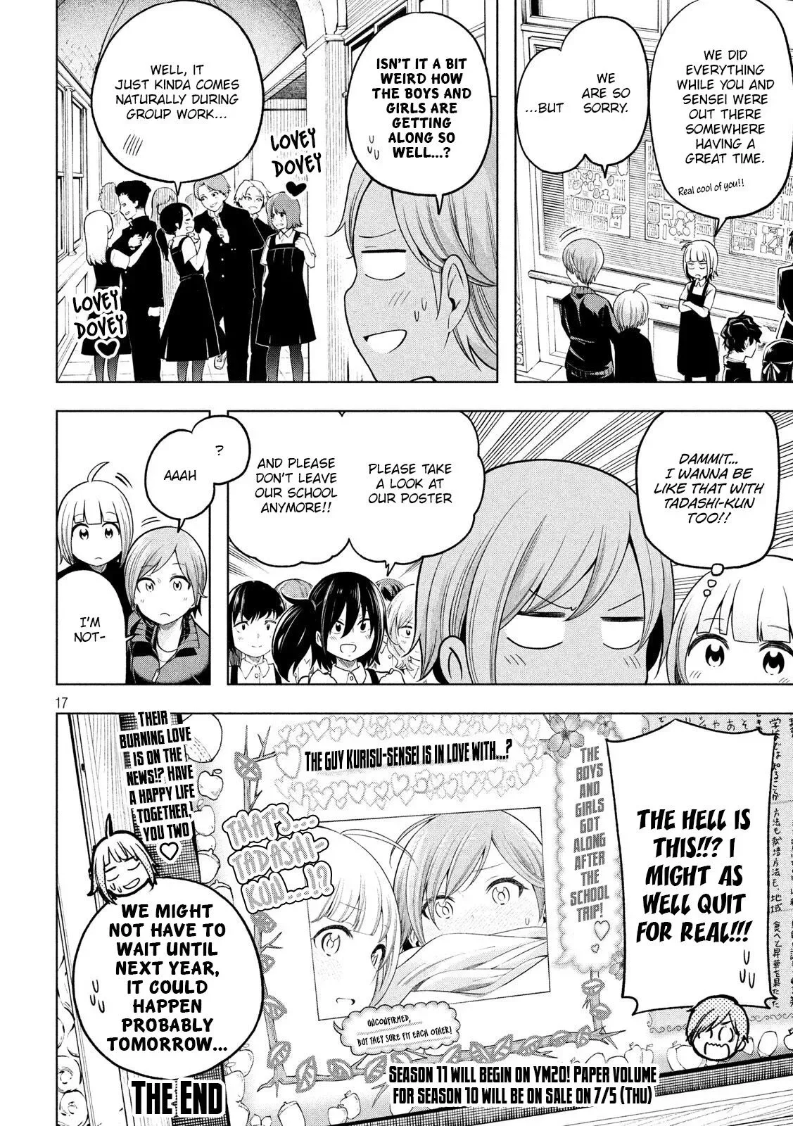 Why are you here Sensei!? Chapter 100 page 17