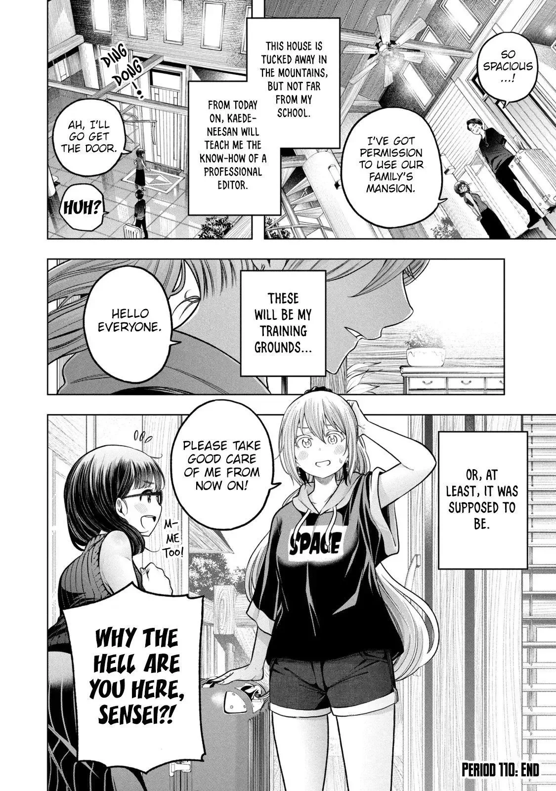 Why are you here Sensei!? Chapter 110 page 17