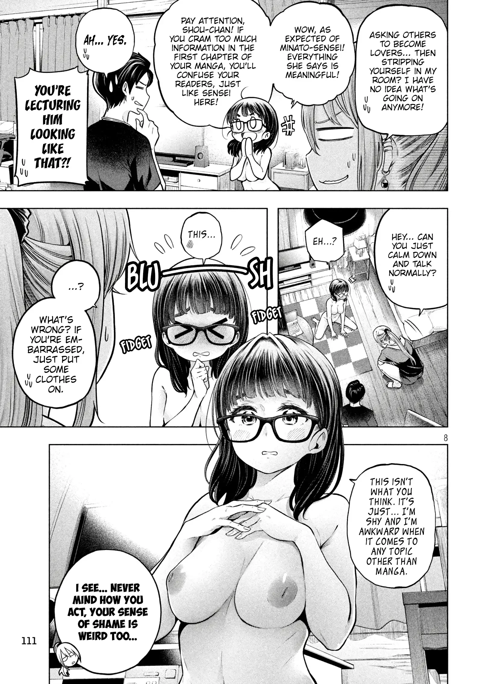 Why are you here Sensei!? Chapter 111 page 10